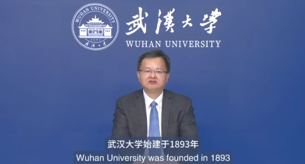 رسالة ترحيب من رئيس Wuhan University لطلاب كلية بنها–ووهان للدراسات العليا