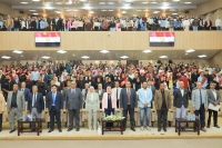 افتتاح فعاليات المؤتمر الطلابي السنوي الخامس فى العلوم الانسانية بجامعة بنها