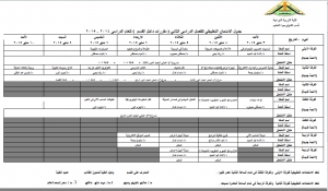 جدول الامتحان التطبيقي للفصل الدراسي الثاني بقسم تكنولوجيا التعليم للعام الدراسي 2014/2015